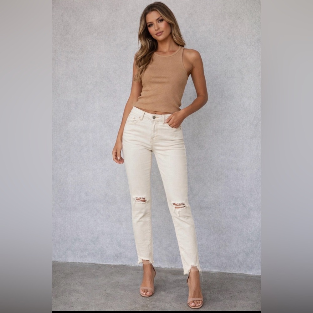 Free People distressed jeans